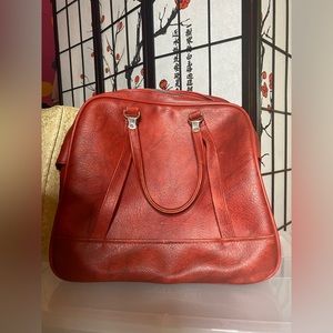 Vintage American Tourister Escort Carry On Tote Overnight Bag Luggage Blue